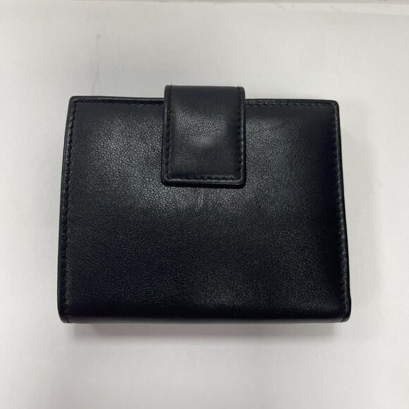 GUCCI Leather Bi-fold Compact Wallet Black - Preowned - Picture 3 of 15
